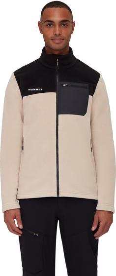 Rückansicht von Mammut Innominata Fleecejacke Herren savannah-black