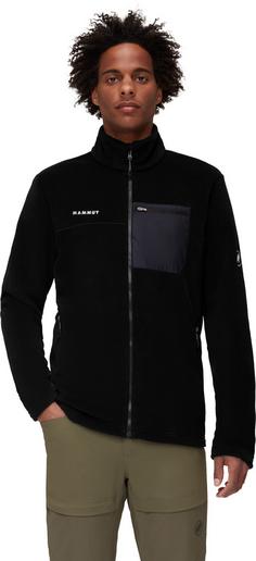 Rückansicht von Mammut Innominata Fleecejacke Herren black