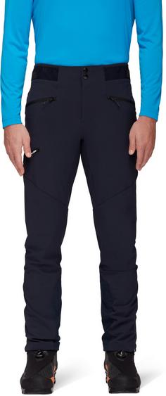 Rückansicht von Mammut Eisfeld Advanced Softshellhose Herren night