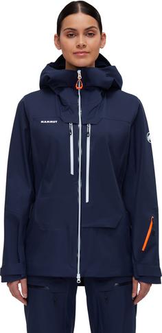 Rückansicht von Mammut Haldigrat Air Skijacke Damen marine-white