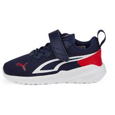 PUMA All-Day Active AC Inf Sneaker Kinder peacoat-puma white-high risk red