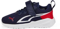 PUMA All-Day Active AC Inf Sneaker Kinder peacoat-puma white-high risk red