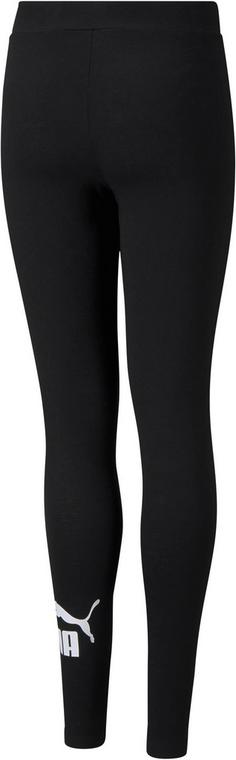 Rückansicht von PUMA ESSENTIALS Leggings Kinder puma black