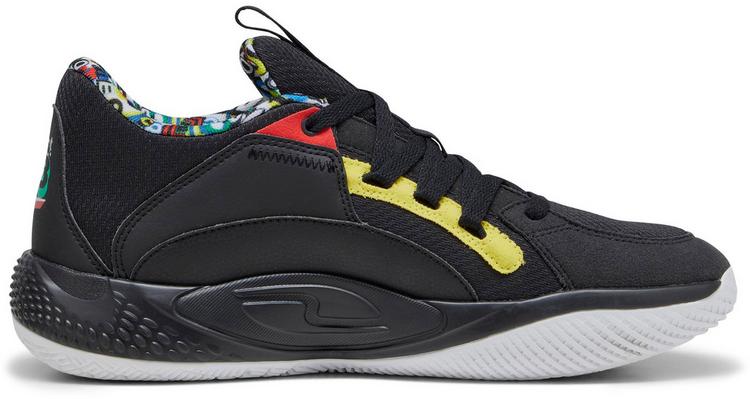 PUMA PUMA Court Rider Chaos Trash Talk Basketballschuhe Herren - puma black-pel&eacute; yellow-archive green-racing blue-puma white - 0 | SportScheck
