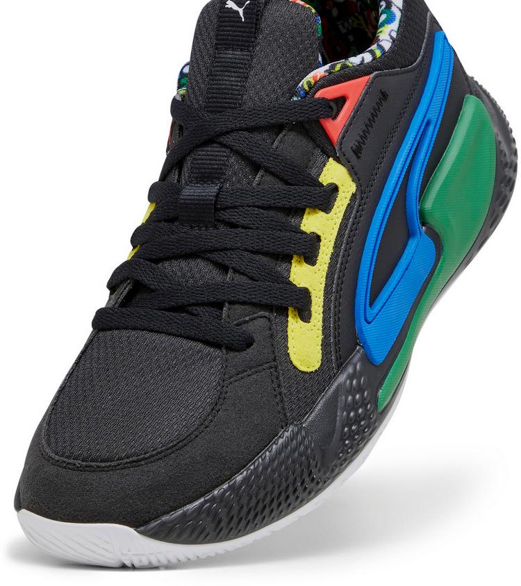 PUMA PUMA Court Rider Chaos Trash Talk Basketballschuhe Herren - puma black-pel&eacute; yellow-archive green-racing blue-puma white - 0 | SportScheck