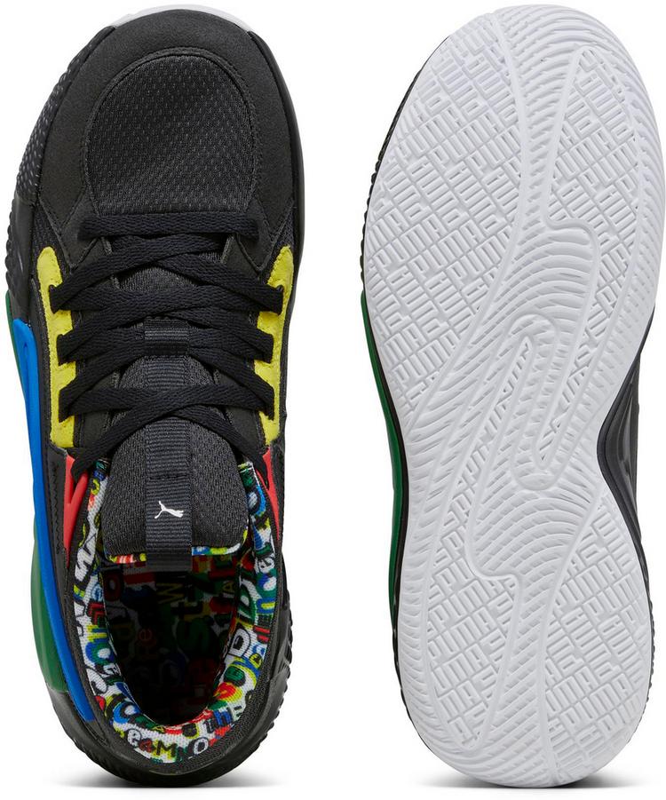 PUMA PUMA Court Rider Chaos Trash Talk Basketballschuhe Herren - puma black-pel&eacute; yellow-archive green-racing blue-puma white - 1 | SportScheck
