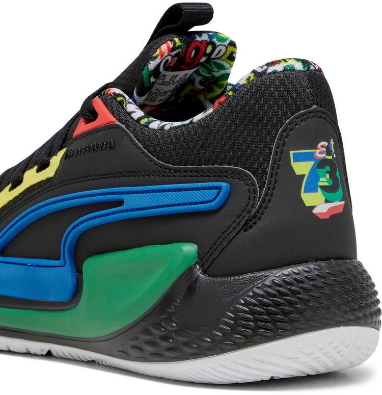 PUMA PUMA Court Rider Chaos Trash Talk Basketballschuhe Herren - puma black-pel&eacute; yellow-archive green-racing blue-puma white - 3 | SportScheck
