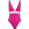 Seafolly Slice of Splice Badeanzug Damen - parfait pink