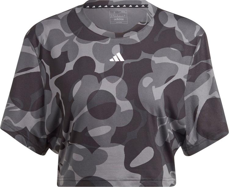 adidas adidas AEROREADY TRAIN ESSENTIALS Croptop Damen - black-print - 0 | SportScheck