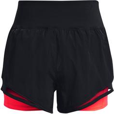 Rückansicht von Under Armour Run Everywhere Funktionsshorts Damen black