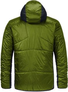 Rückansicht von Schöffel Hybrid Stams Funktionsjacke Herren calla green