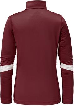 Rückansicht von Schöffel Lenggries Fleeceshirt Damen dark burgundy