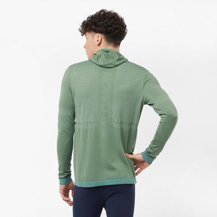 Salomon Salomon ESSENTIAL Funktionsshirt Herren - laurel wreath - 1 | SportScheck