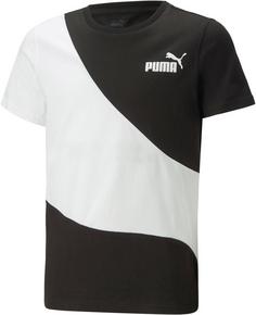 PUMA POWER CAT T-Shirt Kinder puma black