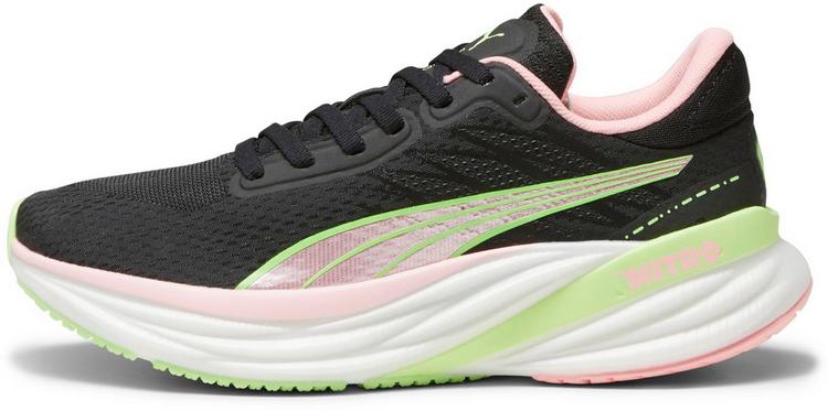 PUMA PUMA Magnify Nitro 2 Dream Rush Laufschuhe Damen - black-koral ice-speed green - 0 | SportScheck