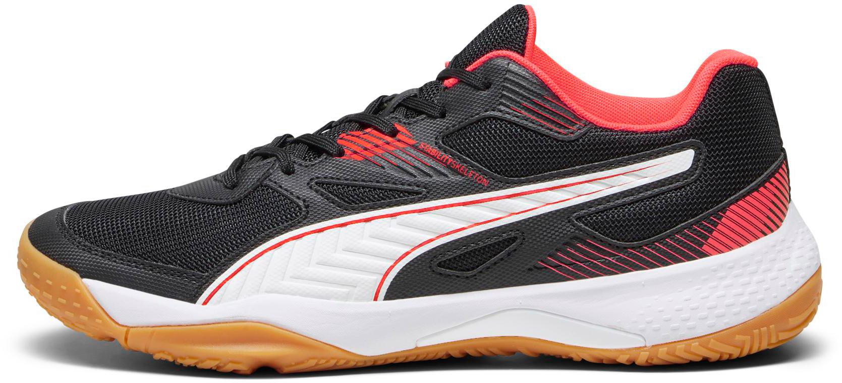 PUMA Solarflash II Hallenschuhe Herren puma black fire orchid puma white gum im Online Shop von SportScheck kaufen