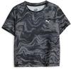 PUMA MARBLEIZED Funktionsshirt M&auml;dchen - puma black
