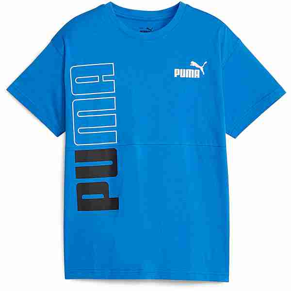 PUMA POWER COLORBLOCK T-Shirt Kinder racing blue