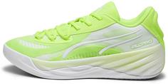 PUMA All Pro Nitro Basketballschuhe Herren lime squeeze-puma white