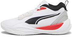 PUMA Playmaker Pro Plus Basketballschuhe Herren puma white-for all time red