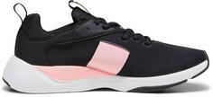 Rückansicht von PUMA Zora Fitnessschuhe Damen black-white-koral ice