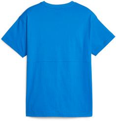 Rückansicht von PUMA POWER COLORBLOCK T-Shirt Kinder racing blue