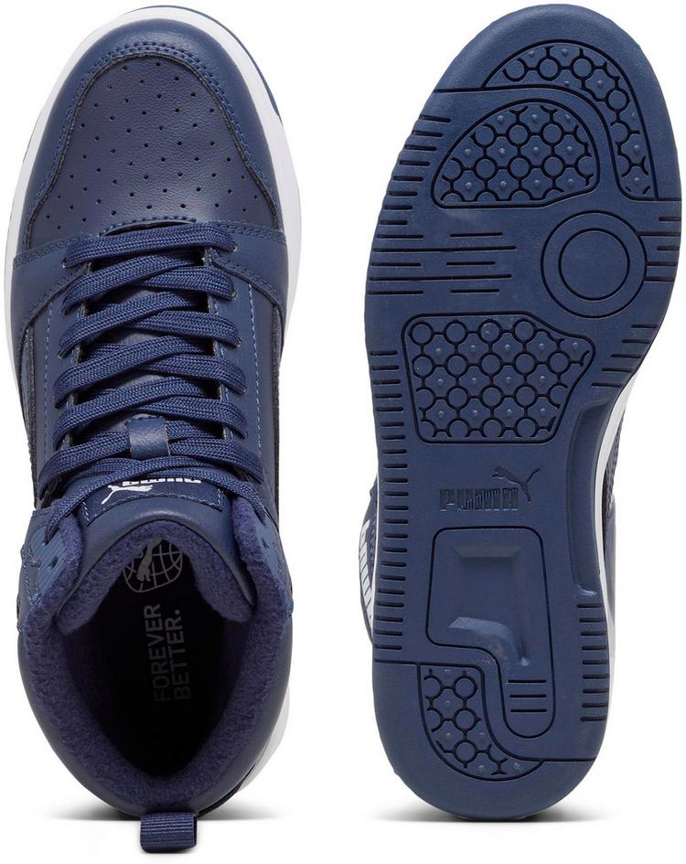 PUMA PUMA Rebound V6 Mid WTR Jr Sneaker Kinder - strong gray-new navy-puma white - 1 | SportScheck