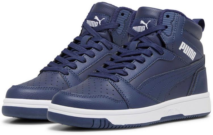 PUMA PUMA Rebound V6 Mid WTR Jr Sneaker Kinder - strong gray-new navy-puma white - 2 | SportScheck
