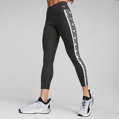 Rückansicht von PUMA RETRO GLAM 7/8-Tights Damen black