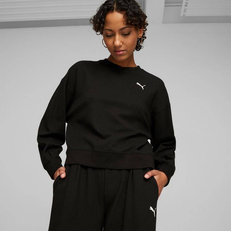 PUMA PUMA HER Sweatshirt Damen - puma black - 0 | SportScheck