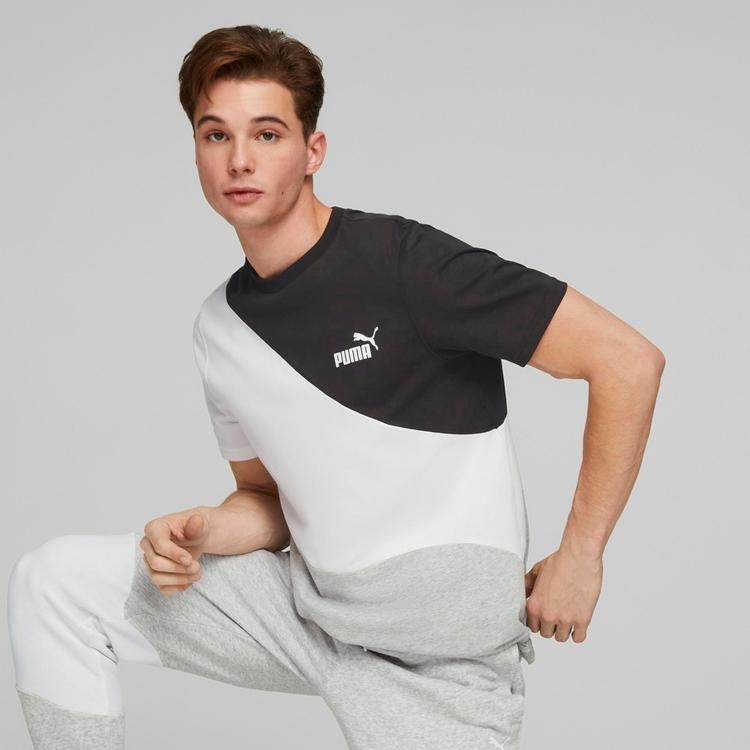 PUMA PUMA Power Cat T-Shirt Herren - light gray heather - 0 | SportScheck