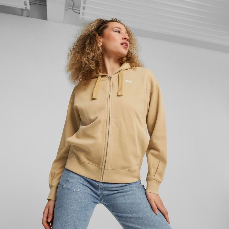 PUMA PUMA HER Sweatjacke Damen - sand dune - 0 | SportScheck