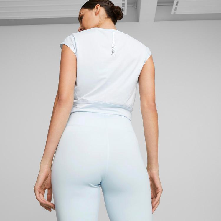 PUMA PUMA STUDIO YOGINI Croptop Damen - icy blue - 2 | SportScheck