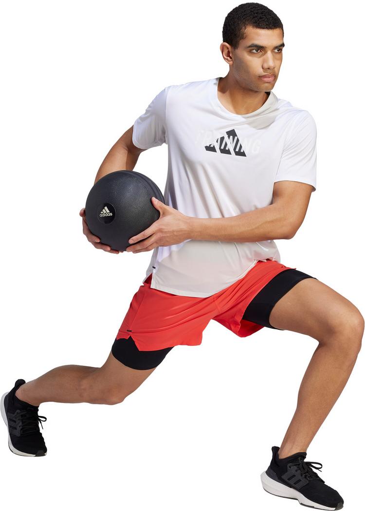 adidas adidas Funktionsshorts Herren - bright red-black-black - 2 | SportScheck