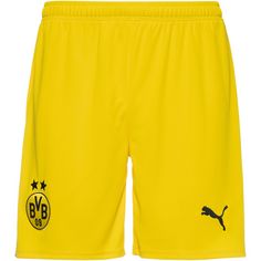 PUMA Borussia Dortmund 23-24 Auswärts Fußballshorts Herren cyber yellow-puma black