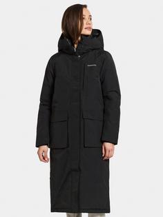 Rückansicht von Didriksons Leya Long 3 Parka Damen black