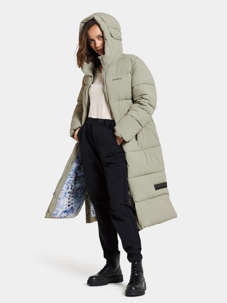 Didriksons Didriksons Nomi Long Steppmantel Damen - wilted leaf - 2 | SportScheck