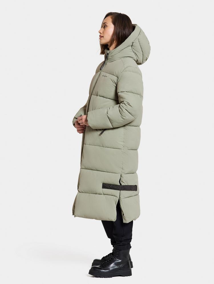 Didriksons Didriksons Nomi Long Steppmantel Damen - wilted leaf - 4 | SportScheck