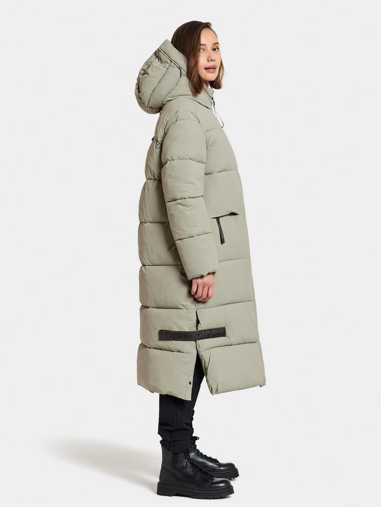Didriksons Didriksons Nomi Long Steppmantel Damen - wilted leaf - 5 | SportScheck