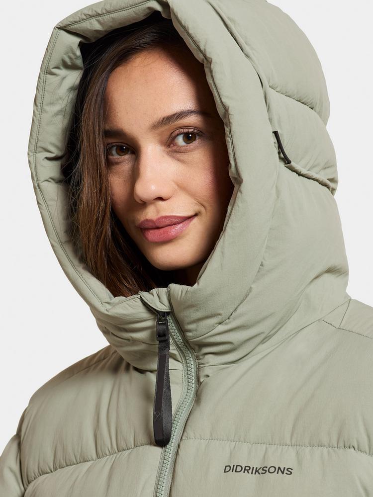 Didriksons Didriksons Nomi Long Steppmantel Damen - wilted leaf - 6 | SportScheck