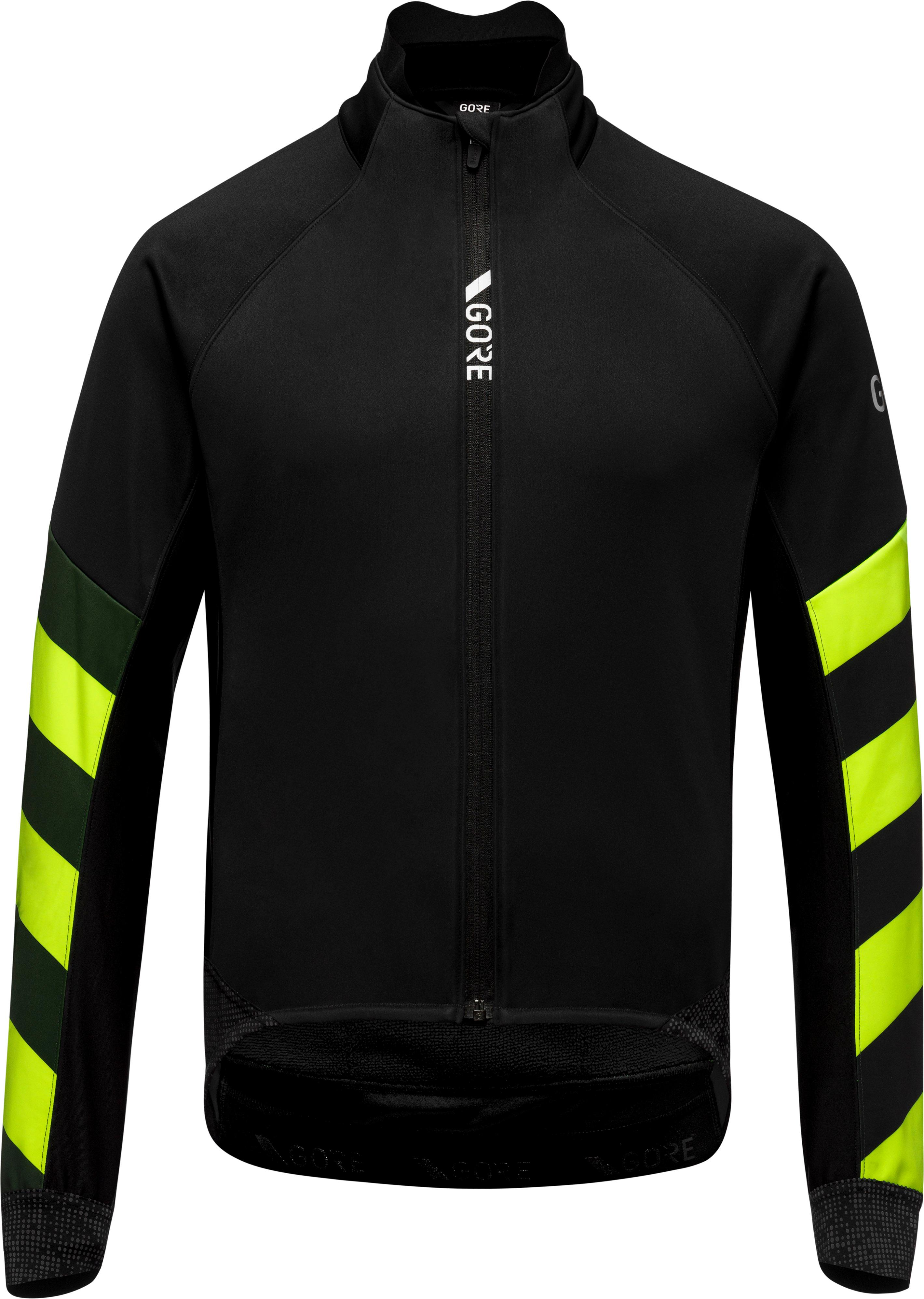 GOREWEAR C5 Signal Thermo Softshelljacke Herren black-neon yellow