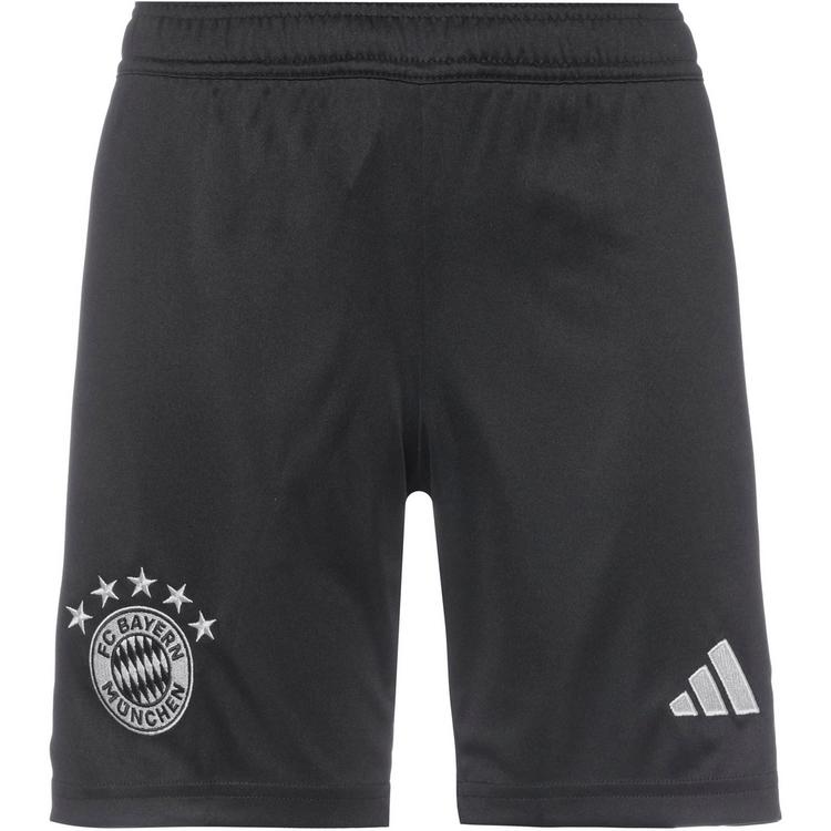 adidas adidas FC Bayern M&uuml;nchen 23-24 Heim Fu&szlig;ballshorts Kinder - black - 0 | SportScheck