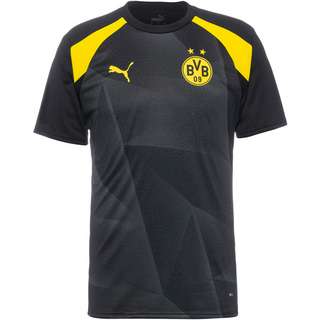 PUMA Borussia Dortmund Prematch Fanshirt Herren puma black-cyber yellow