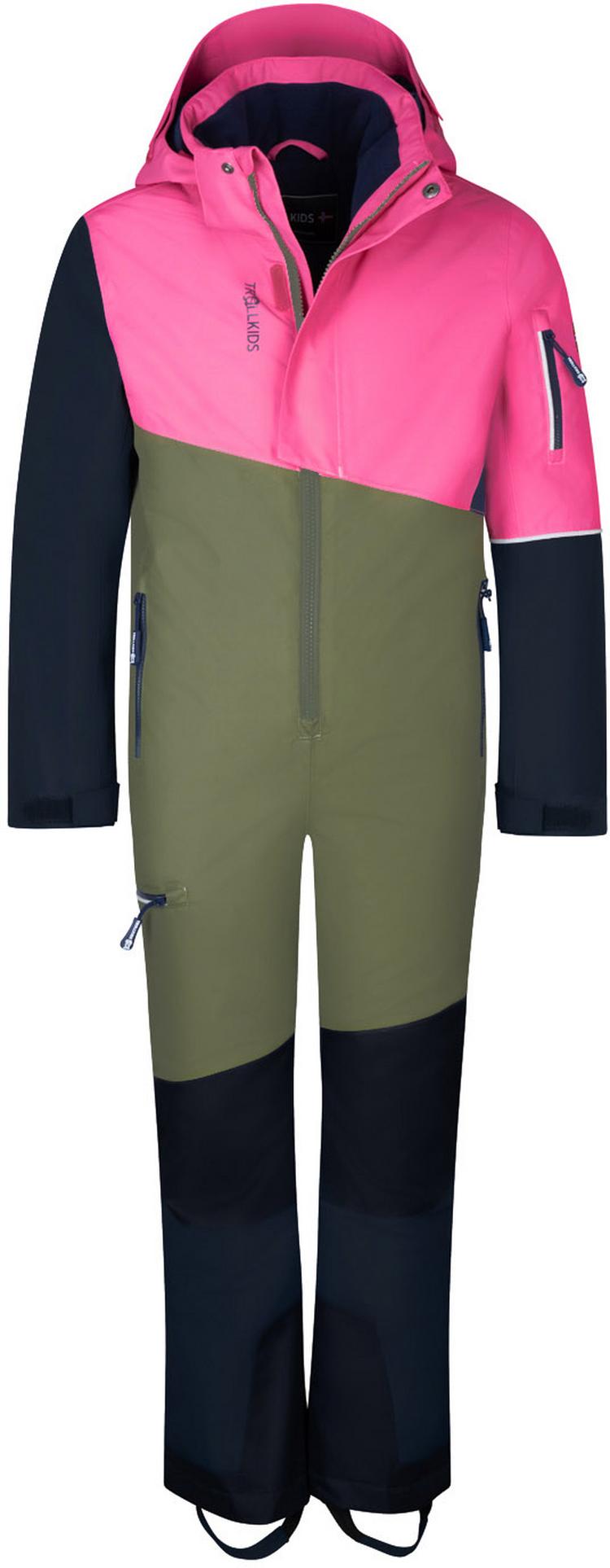 Trollkids Trollkids Hallingdal Schneeanzug Kinder - light magenta-dusky olive-navy - 0 | SportScheck