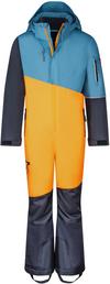 Trollkids Hallingdal Schneeanzug Kinder - steel blue-mango-black
