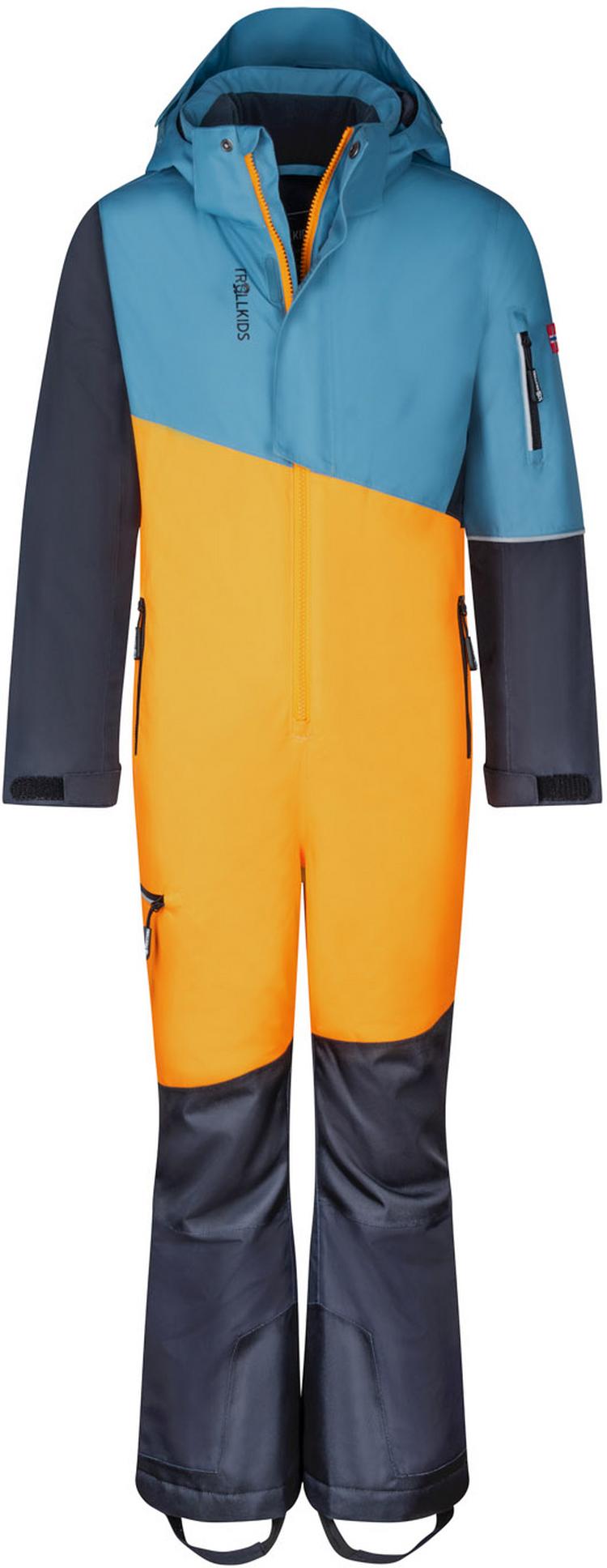 Trollkids Trollkids Hallingdal Schneeanzug Kinder - steel blue-mango-black - 0 | SportScheck