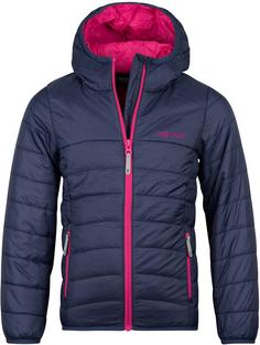 Trollkids Eikefjord Steppjacke Kinder navy-fireberry