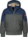 Trollkids Grimstad Bomberjacke Kinder - navy-ivy-desert