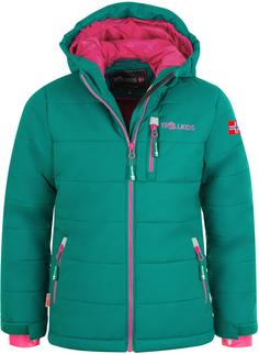 Trollkids Hemsedal Steppjacke Kinder smaragd-rubine