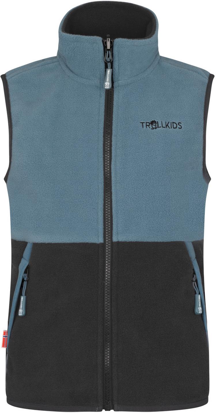 Trollkids Trollkids Kjerag Fleeceweste Kinder - steel blue-black - 0 | SportScheck